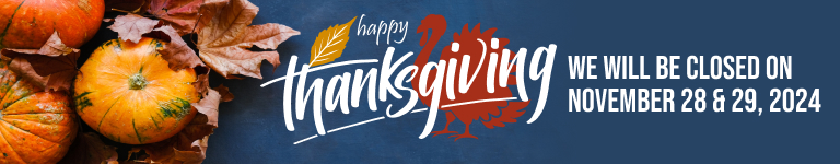  We will be closed on November 28th and 29th for Thanksgiving | John's Auto Care - Boulder 